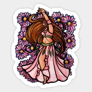 Belly Dancer Sticker